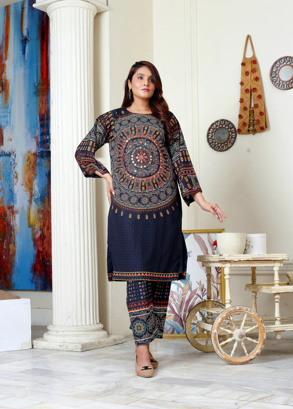 Glamio 2PC stitched Matka suit GL-001