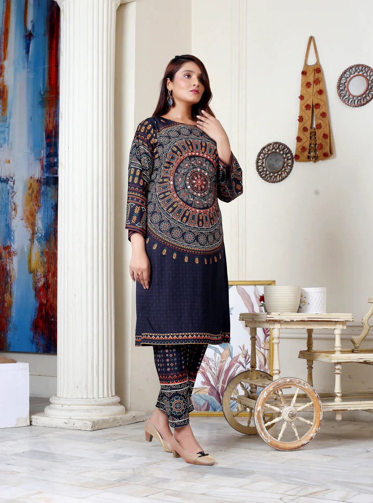 Glamio 2PC stitched Matka suit GL-001