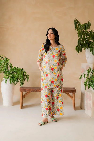 Glamio 2 PC Stitched Lawn - 002