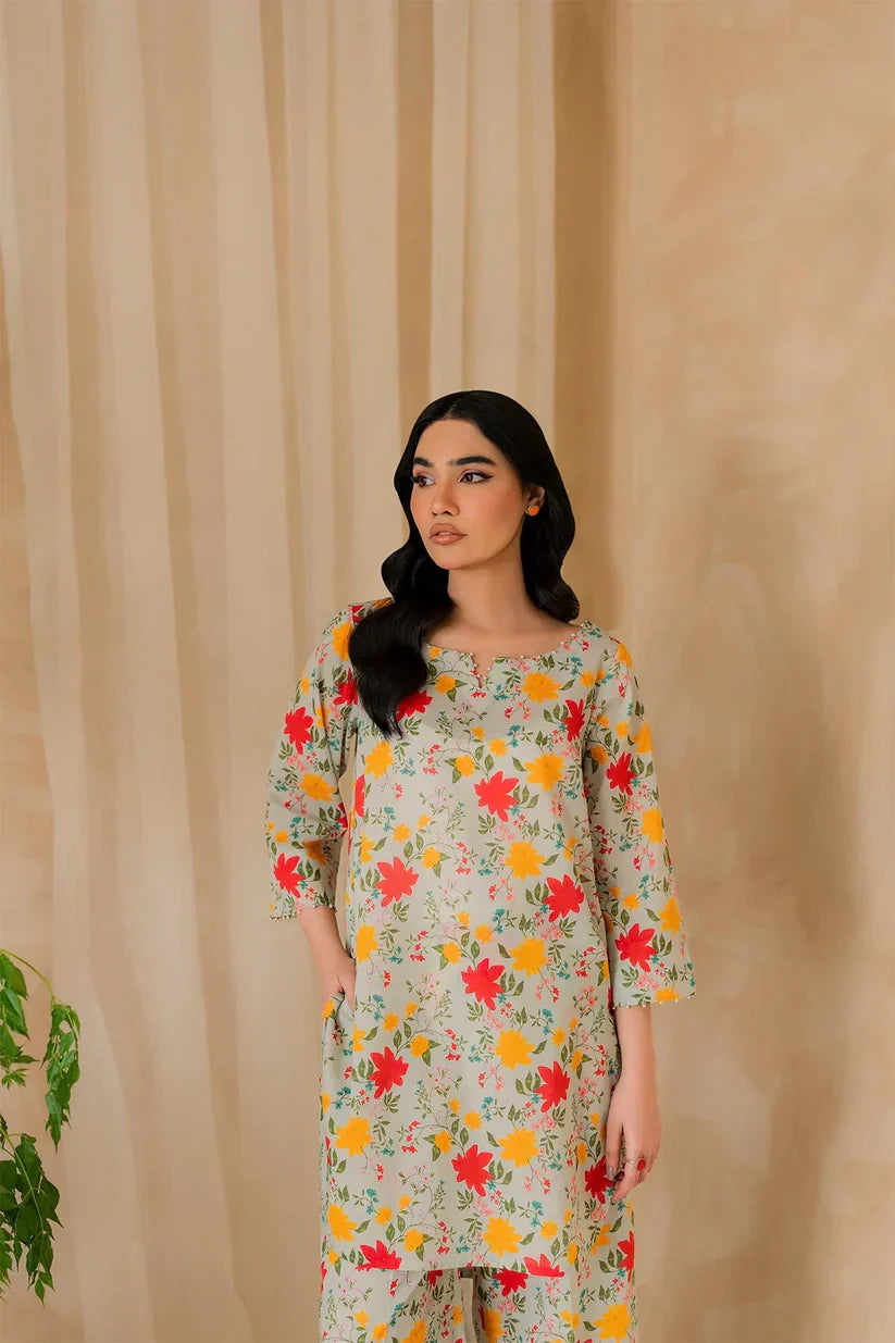 Glamio 2 PC Stitched Lawn - 002