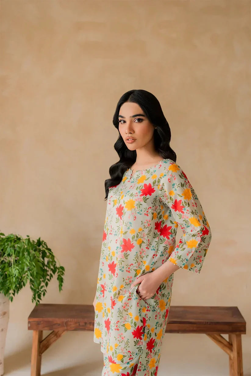 Glamio 2 PC Stitched Lawn - 002